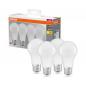 Preview: 4er-Pack Osram LED E27 Leuchtmittel matt 8.5W wie 60W Warmweißes Licht in Birnenform